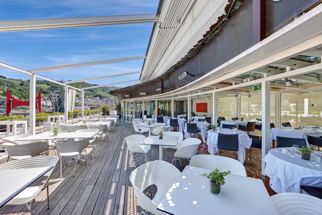 Terraza Gran Hotel Domine - Las mejores vistas para un café o un picoteo. Bilbao