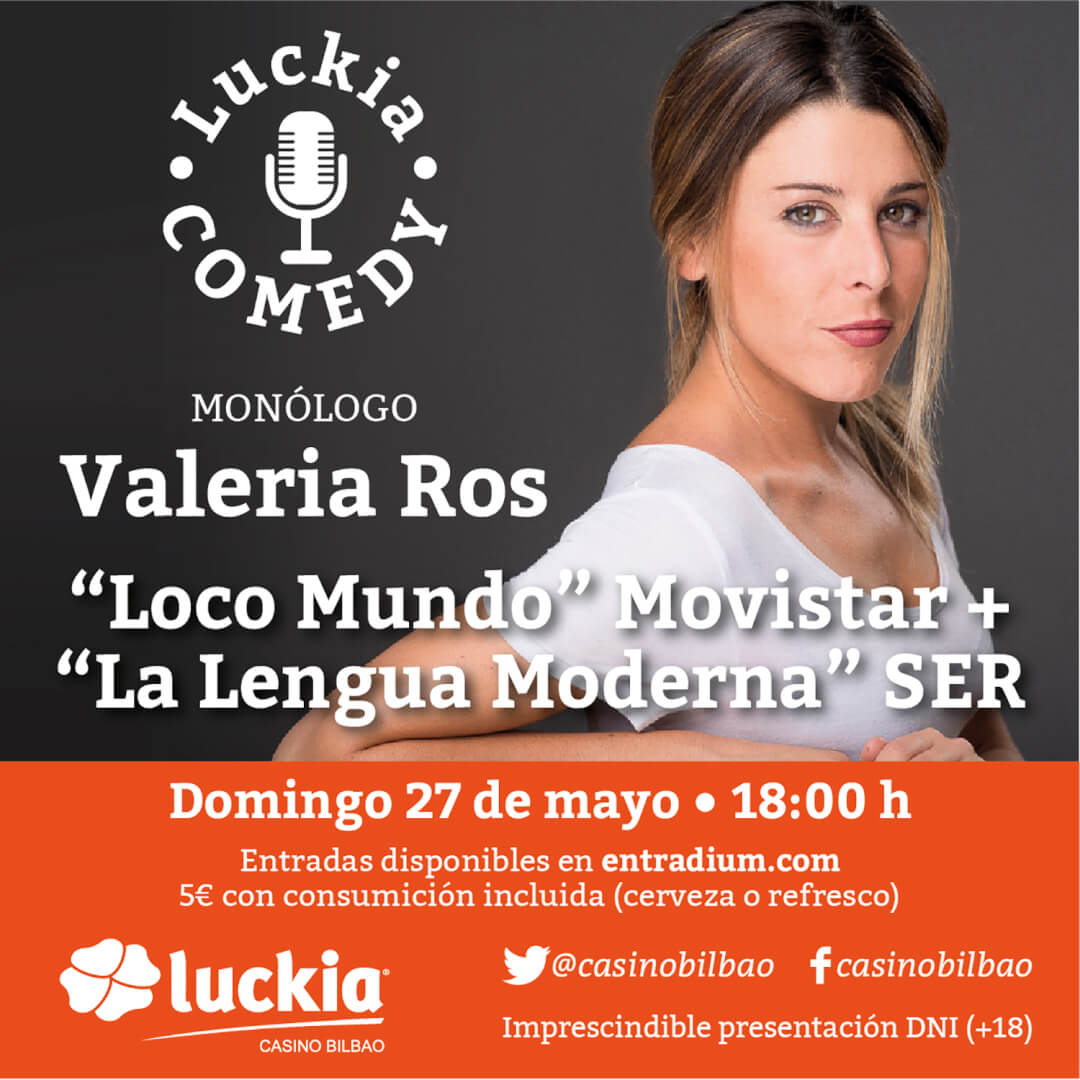 Valeria Ros en Luckia Casino Bilbao