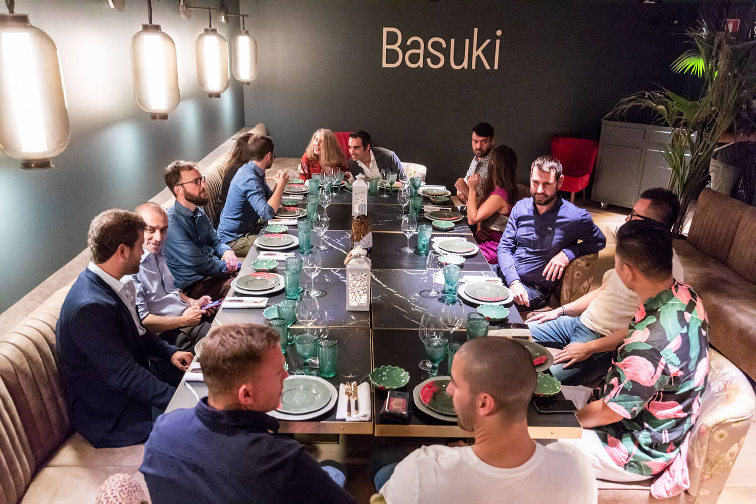 Evento gastronómico Basuki y ginebra Gin Mare Bilbao