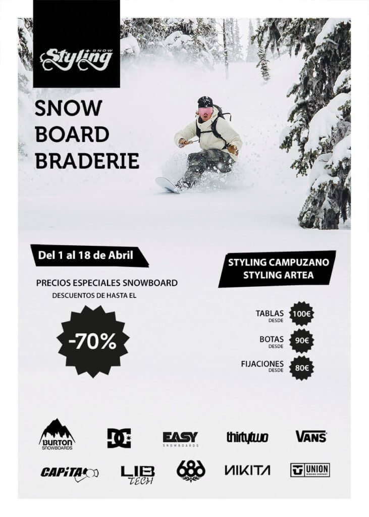 STYLING Snowboard Braderie