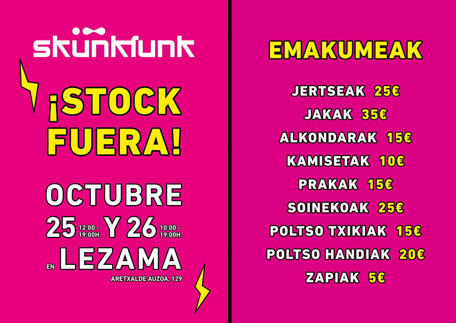 Skunk Funk Stock Fuera