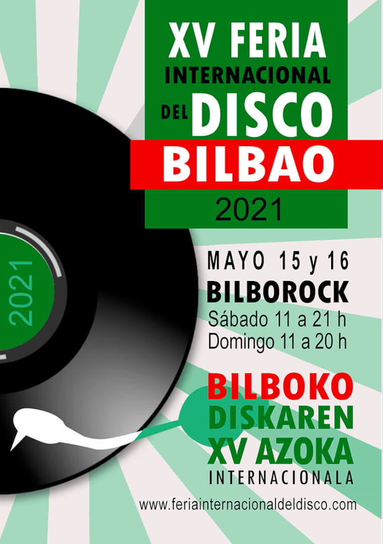 Cartel Feria Internacional del Disco de Bilbao 2021