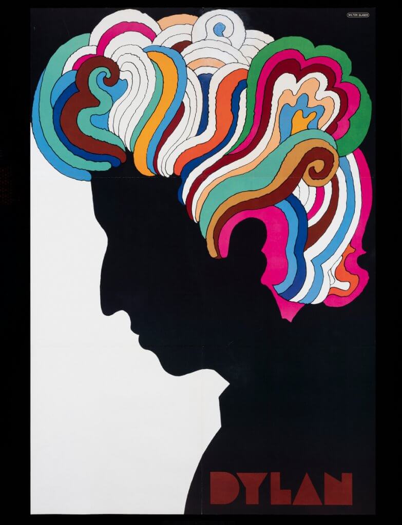 Milton Glaser. Bob Dylan. 1966
