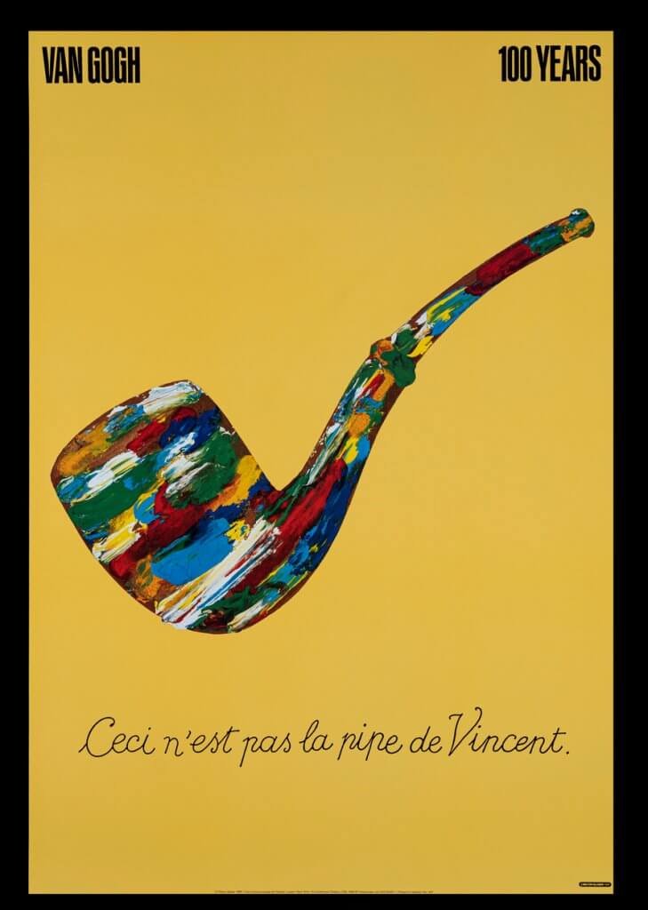 Milton Glaser. Van Gogh 100 Years. 1989