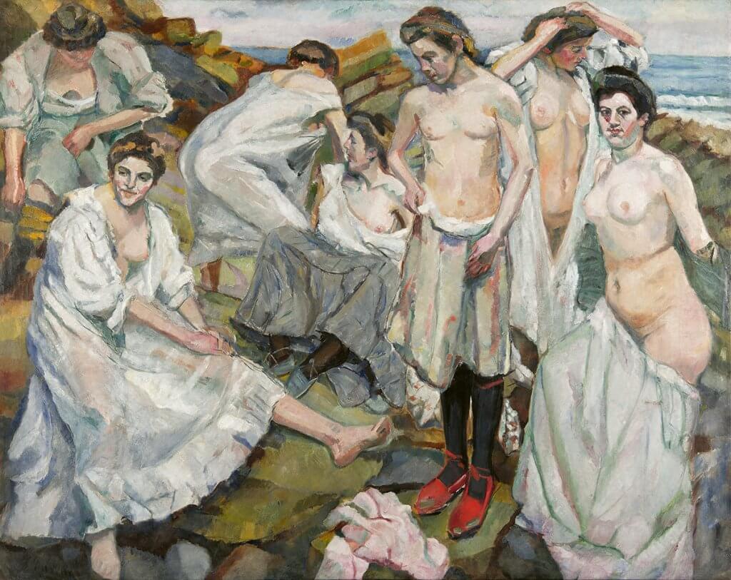 Francisco Iturrino - Mujeres en el río - h. 1915-1916