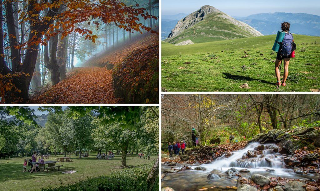 Historia y cultura vasca rodeados de verde, para amantes de los entornos naturales y el turismo de montaña.