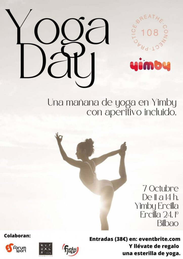 YOGA DAY en Yimby Bilbao el sábado 7 de octubre