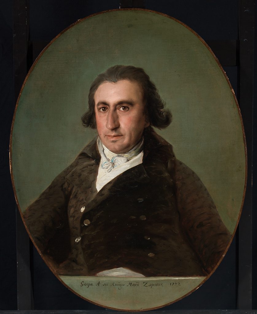 Retrato de Martín Zapater. Goya (1797)