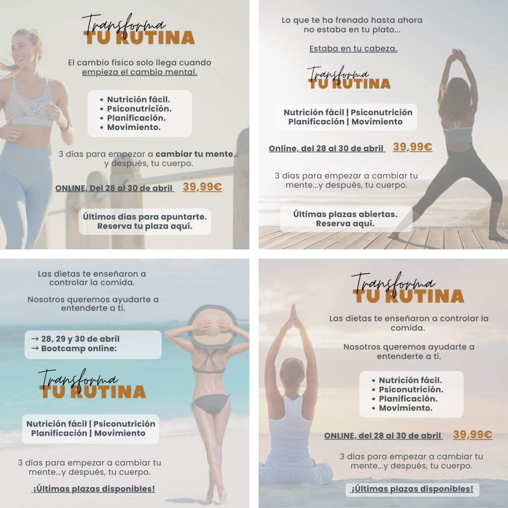 Bootcamp "Transforma tu Rutina" — The Health Company