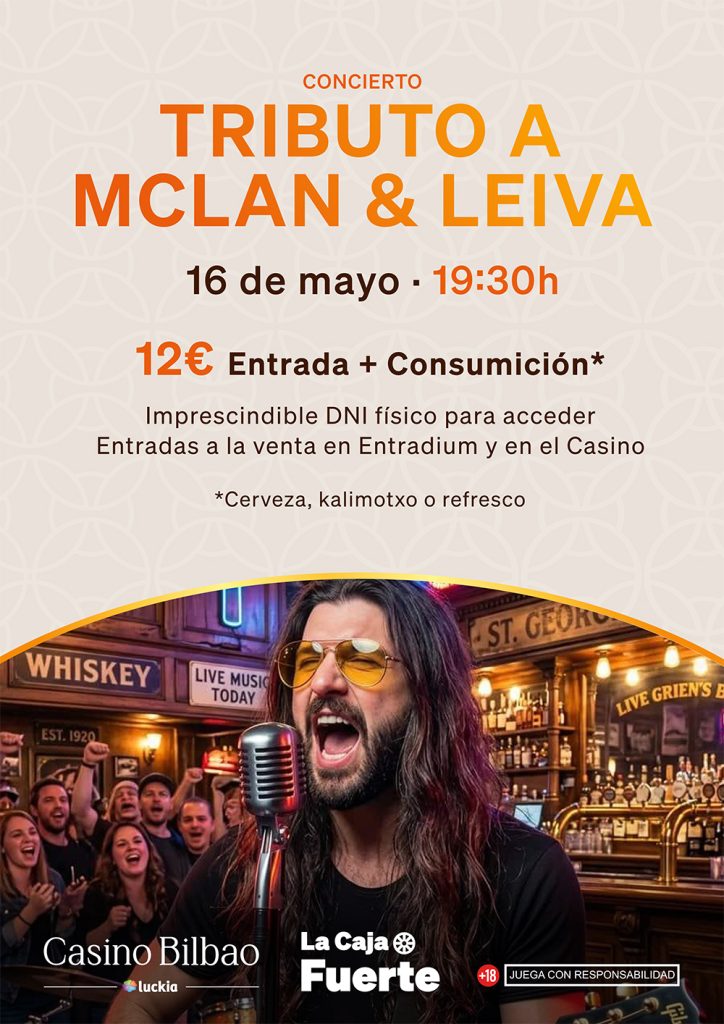 CONCIERTO TRIBUTO M CLAN Y LEIVA